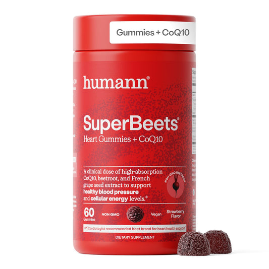 HumanN frasco SuperBeets vista frontal destaca formato y marca