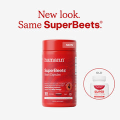 HumanN cápsulas SuperBeets junto a rutina matinal práctica