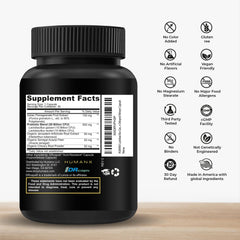 HUMANX cápsula en primer plano, detalle de la superficie resistente al ácido