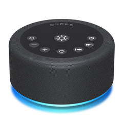 Hushing vista frontal conectada por USB mostrando controles y beneficio de fácil uso