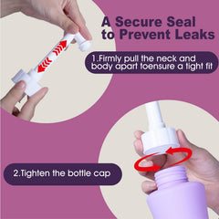 HVLVOYG peri bottle en escena postparto junto a toallas y confort
