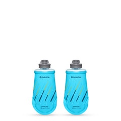 HydraPak SoftFlask frontal mostrando pack de dos, fácil transporte
