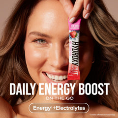 Hydroxycut bebida preparada en vaso, hidratación y energía inmediata