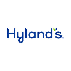 Hyland's frasco junto a uvas orgánicas enfatizando sabor aceptable