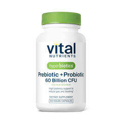 Hyperbiotics frente del empaque muestra beneficios digestivos