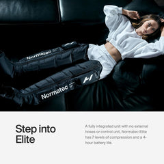 Hyperice Normatec Elite enfoque en zonas de compresión, terapia precisa