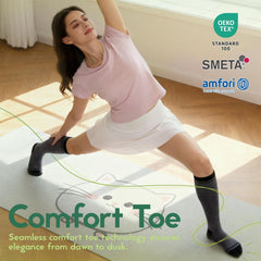 Iambamboo look de oficina con calcetines que añade estilo y soporte