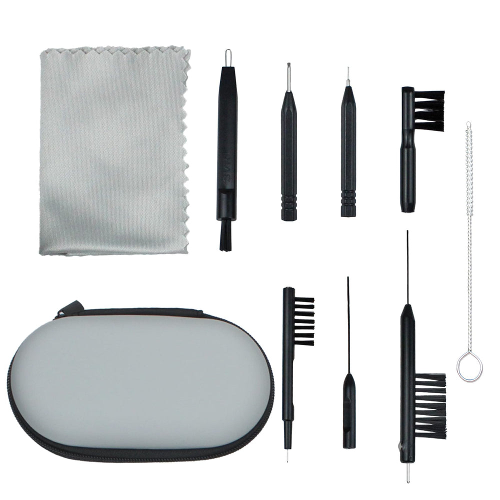 IAXSEE caja frontal del kit mostrando herramientas y estuche para orden