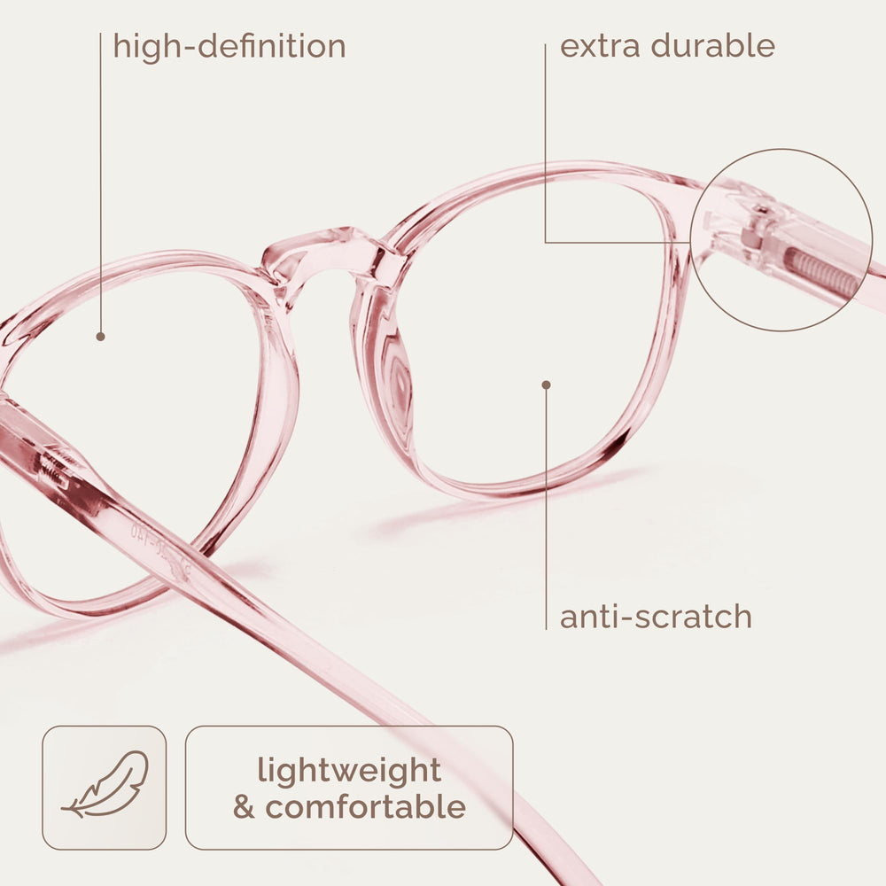 IBOANN mujer con estilo casual usando gafas para comodidad diaria