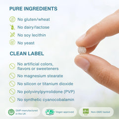 Igennus etiqueta con lista de ingredientes, transparencia y calidad GMP