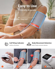 iHealth cables y pilas incluidos para uso doméstico y viajes