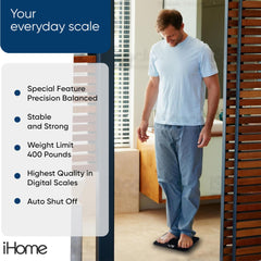 iHome acabado negro mate que combina con baños modernos y minimalistas