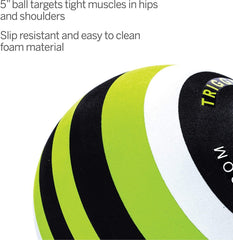 TRIGGERPOINT pelota de masaje MB5 5 pulg — masaje profundo y espuma multicapa de alta densidad