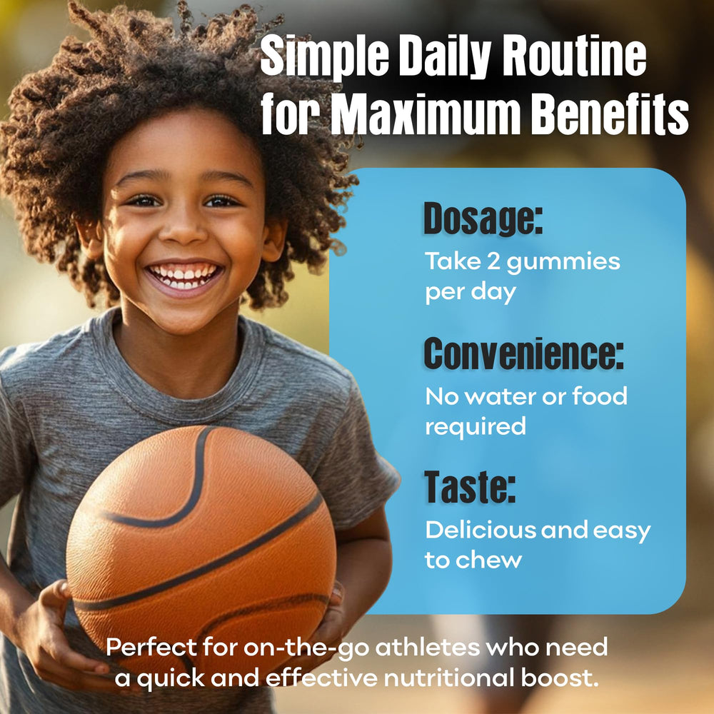 IMPACT etiqueta con lista de vitaminas A C B3 B12 zinc y omega-3
