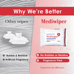 Innerest Mediwiper toallita extendida textura resistente y suave al tacto