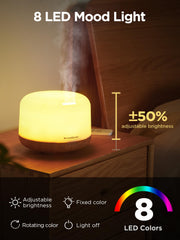 InnoGear luces LED multicolor creando ambiente relajante con opciones regulables