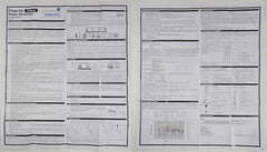 Etiqueta trasera del Innovo iP900BP-B con especificaciones y características clave