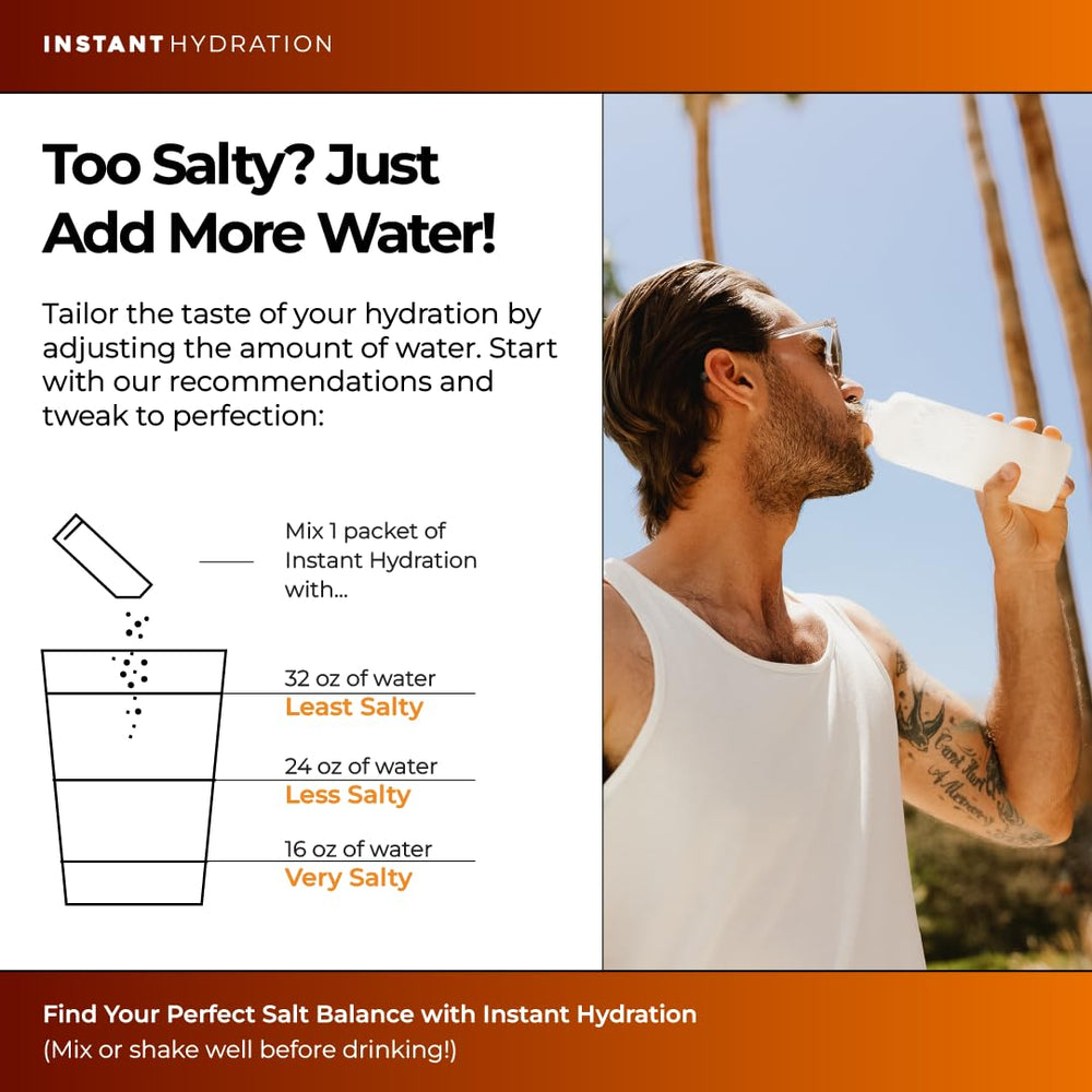 Instant Hydration frutas mango y piña frescas, sabor tropical natural