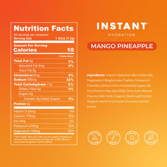 Instant Hydration usado en una sesión de gimnasio para reponer electrolitos