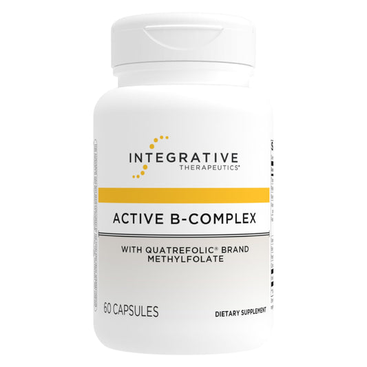 Integrative Therapeutics botella frontal mostrando suplemento y apoyo energético