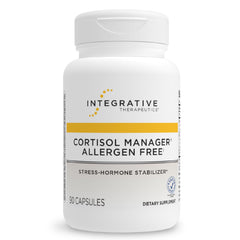 Integrative Therapeutics frasco frontal mostrando diseño y beneficio de apoyo al estrés