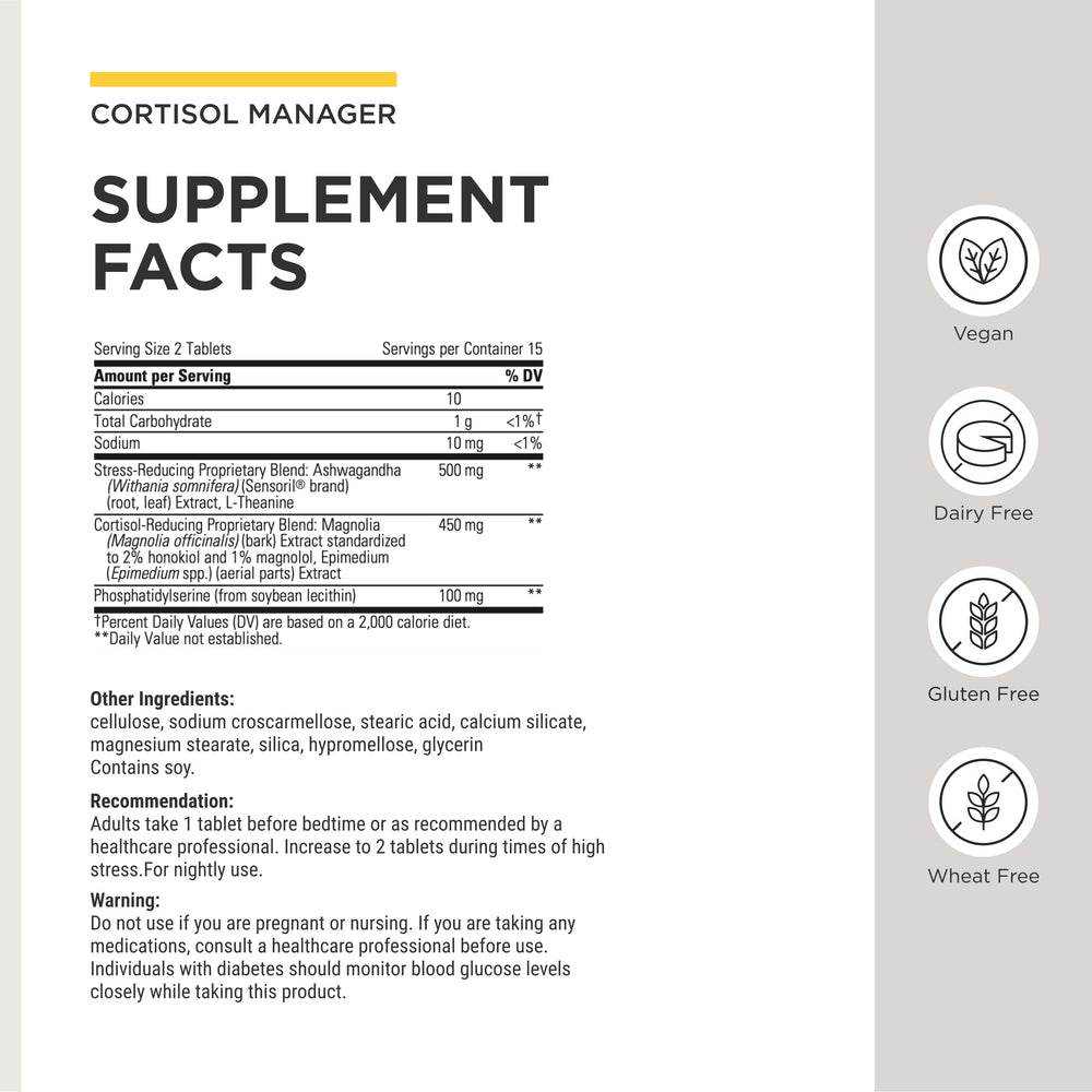 Integrative Therapeutics ingredientes naturales representados, apoyo para equilibrio