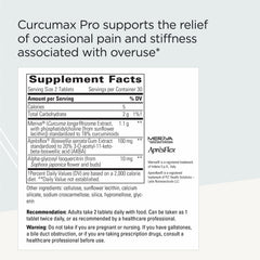 Integrative Therapeutics Curcumax Pro primer plano de tabletas y textura para claridad