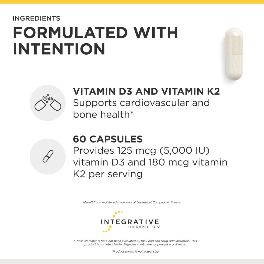 Integrative Therapeutics etiqueta nutricional legible con ingredientes clave