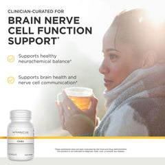 Integrative Therapeutics etiqueta lateral destacando ingredientes y pureza