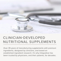 Integrative Therapeutics etiqueta nutricional destacando ingredientes y transparencia