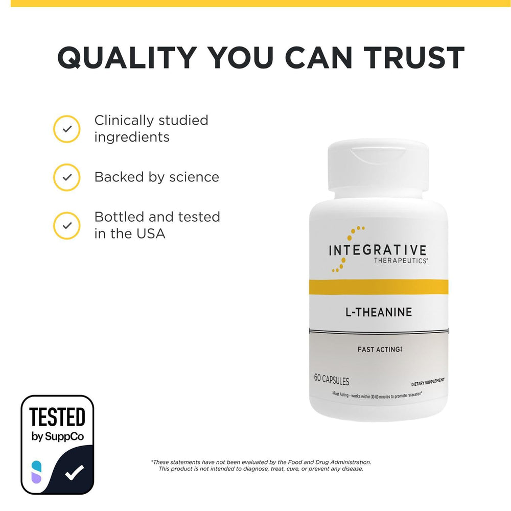 Integrative Therapeutics envase abierto con cápsulas visibles demostrando cantidad