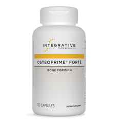 Integrative Therapeutics OsteoPrime Forte frente del envase mostrando presentación y beneficio de soporte óseo