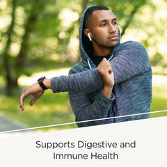 Integrative Therapeutics detalle del interior del frasco con lista de ingredientes y beneficios
