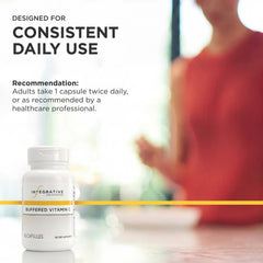 Integrative Therapeutics sello sin gluten y vegano destacando seguridad