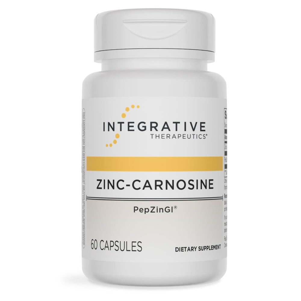Integrative Therapeutics frasco frontal mostrando producto y beneficio digestivo