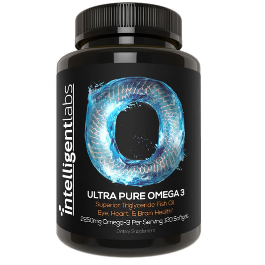 Intelligent Labs frente del envase mostrando pureza y dosis