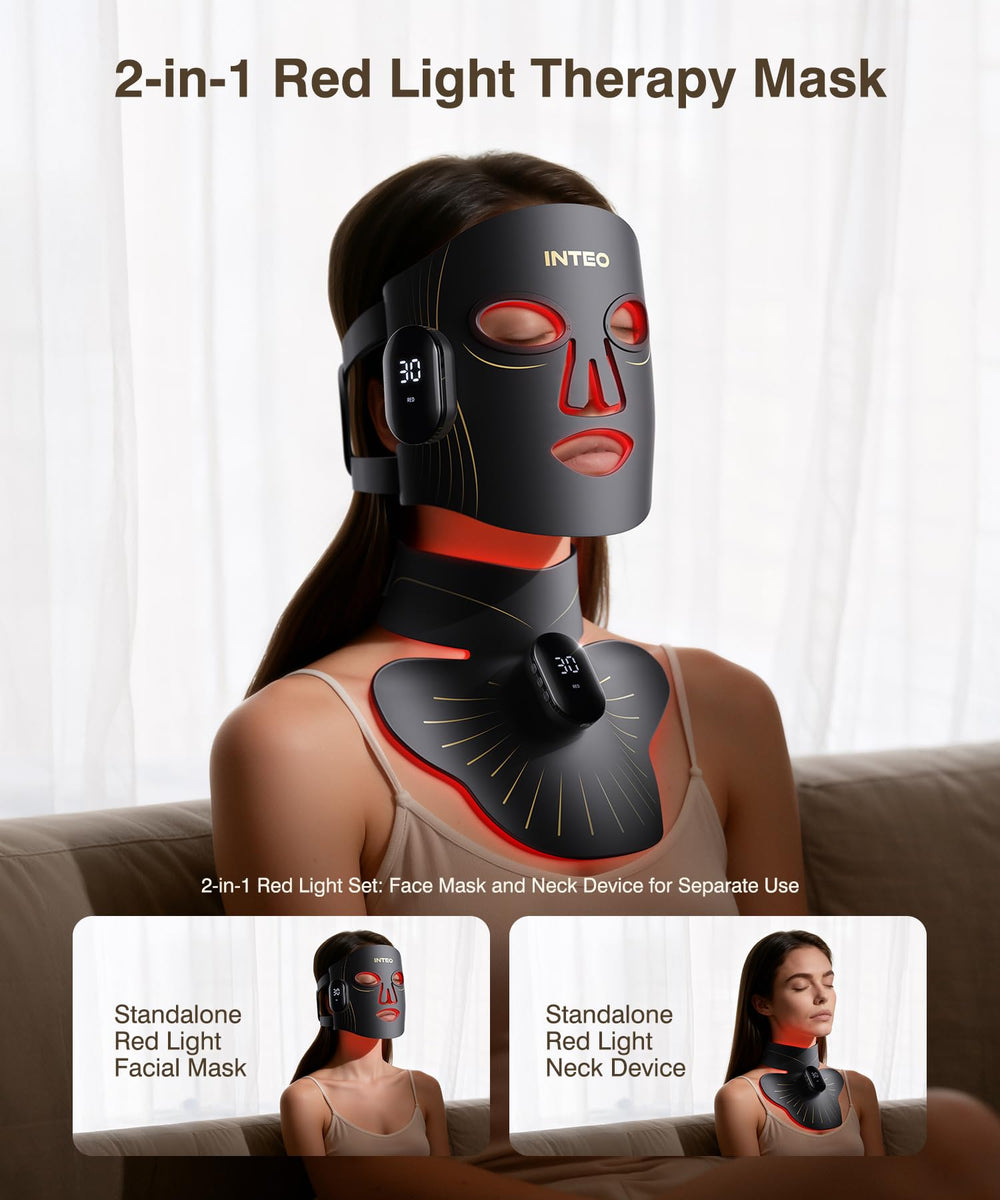 INTEO mando remoto recargable con temporizador para sesiones cómodas