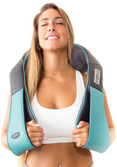 InvoSpa frontal del masajeador mostrando diseño y portabilidad para relajación