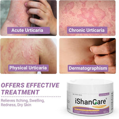 ishancare textura de crema en primer plano para absorción rápida