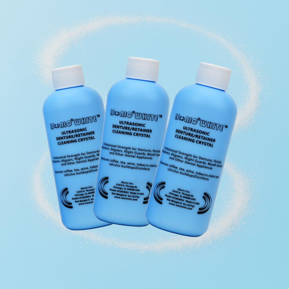 iSonic en baño ultrasónico con retenedor, limpieza más rápida y profunda