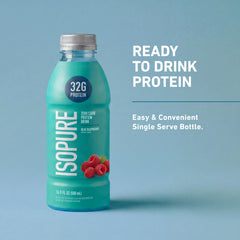 Isopure etiqueta nutricional con información clara de proteínas y carbohidratos