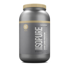 Cuchara con porción de Isopure que muestra cantidad por servicio y control de raciones