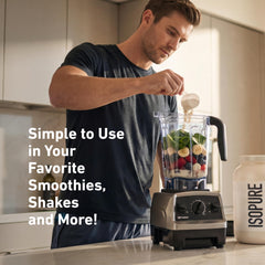 Isopure pancake proteico preparado que aporta proteína alta sin carbohidratos