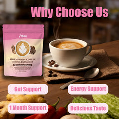 Itiban slim mushroom primer plano de etiqueta mostrando ingredientes naturales