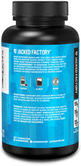 Jacked Factory ingrediente tongkat ali en foco que sugiere vitalidad