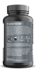 Jacked Factory frasco abierto con cápsulas visibles, listo para uso diario