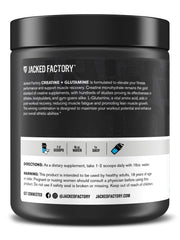 Deportista en gimnasio usando Jacked Factory antes de levantar pesas para potencia