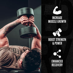 Powder mixes easily in water for a smooth post-workout drink