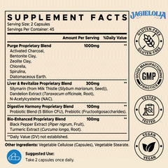 Jagielolia etiqueta con lista de ingredientes y transparencia informativa