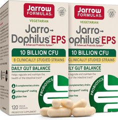 Jarrow Formulas frente del empaque mostrando 120 cápsulas y beneficios de protección